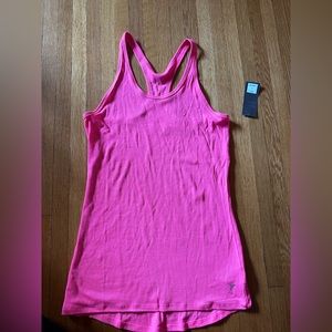 Old Navy Go Active Neon Pink Fitted Racerback Tank, Size XL, NWT